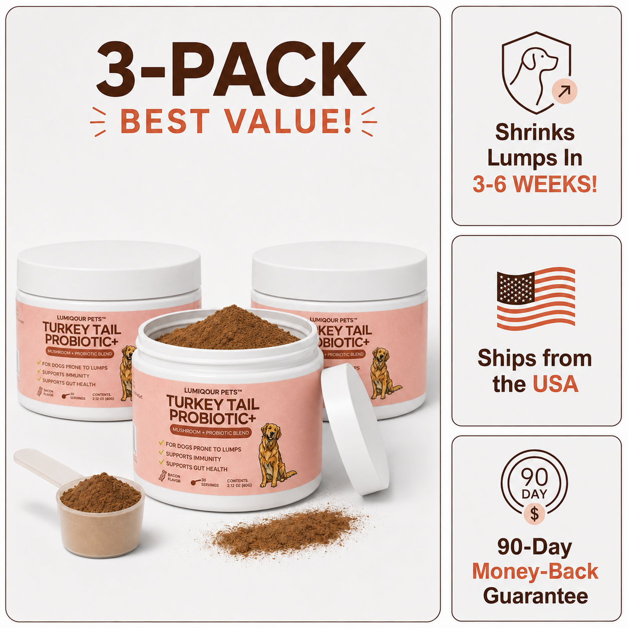Turkey Tail+ 3 Pack Bundle